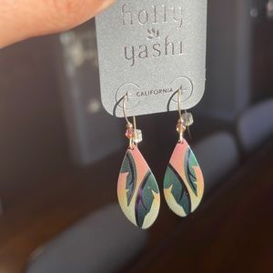NWT Holly Yashi Palm Earrings